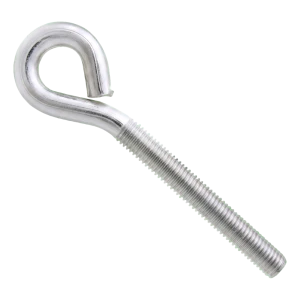 Gancio a occhiello con filetto metrico zincato M6×140 mm