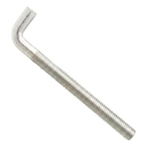 Gancio angolare con filettatura metrica zincato M6×70 mm