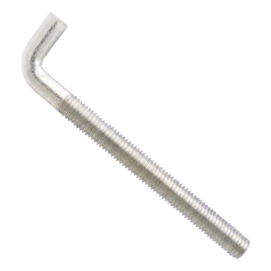Gancio ad angolo con filettatura metrica zincato M10×120 mm