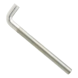 Gancio angolare con filettatura metrica zincato M10×170 mm