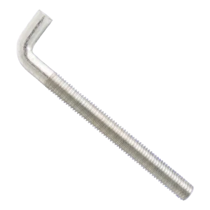 Gancio angolare con filettatura metrica zincato M12×185 mm