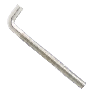 Gancio angolare con filettatura metrica zincato M12×155 mm