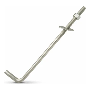 Bullone di ancoraggio piegato a L (connettore a vite piegato) M12×350 mm – zincato