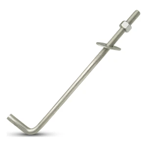Bullone di ancoraggio piegato a L (connettore a vite piegato) M12×500 mm – zincato