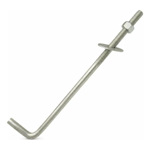 Bullone di ancoraggio piegato a L (connettore a vite piegato) M16×350 mm – zincato