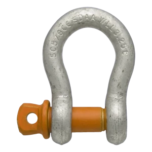 Grillo a omega zincato 3,25 t – perno Ø19 mm, EN 13889