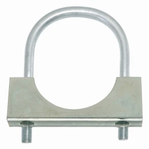 Connettore zincato per Bullone a U per tubo Ø6 × 49 mm, per tubo da 1 1/2"