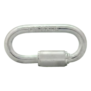 Maglia rapida a vite (connettore rapido) zincata 4 mm – carico nominale 80 kg
