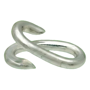 Maglia di giunzione da ribattere zincata 4 mm – giunto per catena, carico nominale 30 kg