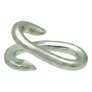 Maglia di giunzione da ribattere zincata 5 mm – connettore per catena, carico nominale 50 kg