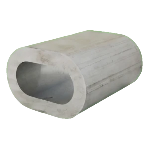 Manicotto in alluminio da pressare per funi metalliche 16 mm – EN 13411-3