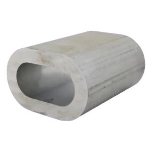 Manicotto in alluminio da pressare per funi metalliche 20 mm – EN 13411-3