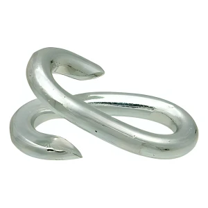 Maglia di giunzione da ribattere zincata 7 mm – connettore per catena, carico nominale 100 kg