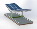 Parcheggio fotovoltaico per 2 Veicoli T Eco 11,4m x 3,3m Carport GPV-101-09 (2)