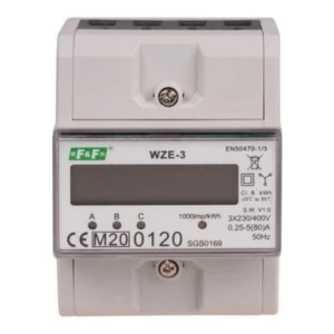Contatore di energia 3-fasi 80A MID WZE-3 F&F FILIPOWSKI