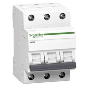 Interruttore automatico C 25A 3P 6kA K60N-C25-3 Acti9 A9K02325 SCHNEIDER ELECTRIC