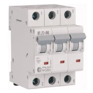 Interruttore automatico C 20A 3P 6kA HN-C20/3 xPole Home 194892 EATON
