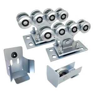 Kit carrelli per profilo 68x68 + accessori KIT per cancelli scorrevoli