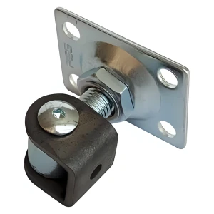 Cerniera regolabile con rosetta rettangolare M16 75x55x3 mm