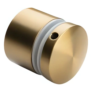 Supporto puntuale per vetro 8-21,52 mm fi 50/30/M10x40 AISI 304 sistema piatto dorato