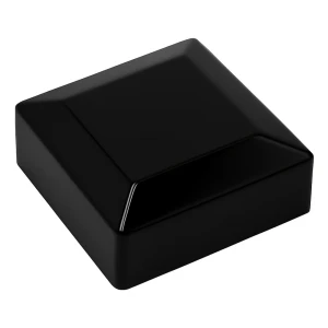 Copripalo per recinzione 60x60 nero