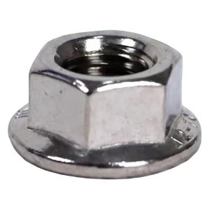 Dado flangiato in acciaio inox A2 DIN 6923 M10