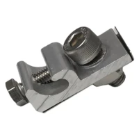 Morsetto di messa a terra per cavi 16mm² alluminio anodizzato A2