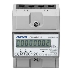 Contatore di energia elettrica trifase 80A MID OR-WE-520 ORNO