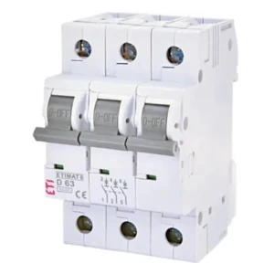 Interruttore automatico B 25A 3P 6kA ETIMAT6 002115518 ETI