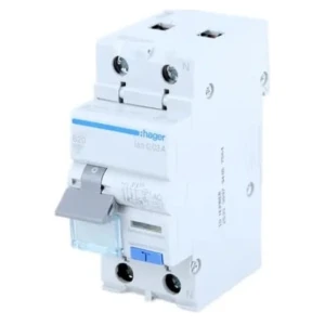 Interruttore differenziale con protezione da sovracorrente B 10A 1P+N 6kA 30mA tipo AC ADC910D HAGER