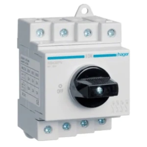Sezionatore DC Hager 4P 32A 1000V trifase per fotovoltaico