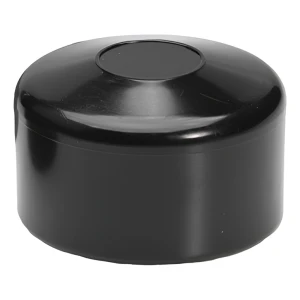Copripalo per recinzione Ø 76 mm, nero