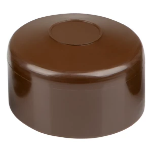 Copripalo per recinzione 1 1/4" (Ø 42,4 mm), marrone