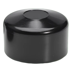 Copripalo per recinzione 1 1/4" (Ø 42,4 mm), nero