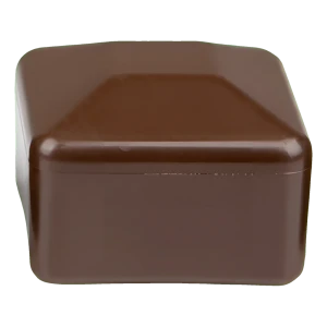 Copripalo per recinzione 18×18 mm, marrone