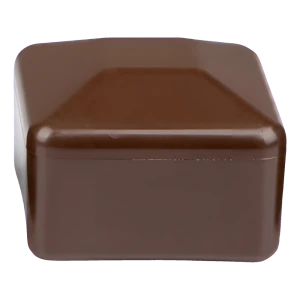 Copripalo per recinzione 30×30 mm, marrone