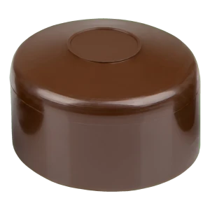 Copripalo per recinzione Ø 38 mm, marrone