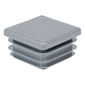 Tappo per tubo quadro 100×100 mm, grigio