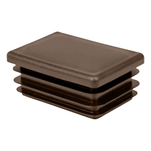 Tappo per tubo rettangolare 40×60 mm, marrone