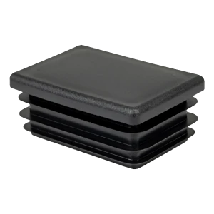 Tappo per tubo rettangolare 40×60 mm, nero