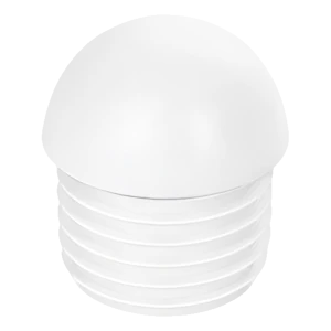 Tappo per tubo tondo semisferico Ø 40 mm, bianco