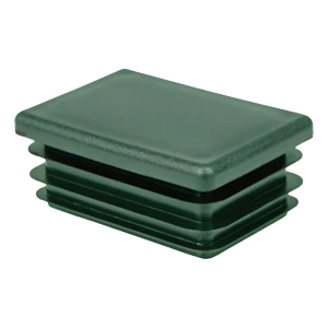 Tappo per tubo rettangolare 40×60 mm, verde