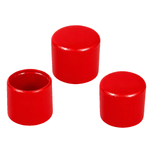 Cappuccio per tubo tondo Ø 25 mm, rosso