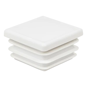 Tappo per tubo quadro 35×35 mm, bianco
