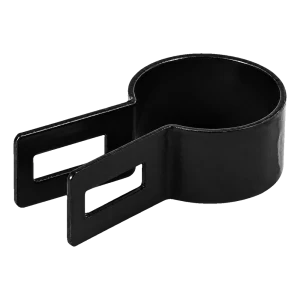 Collare terminale per recinzione per palo rotondo Ø 42 mm, nero (RAL 9005)
