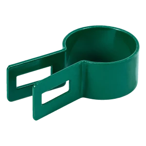 Collare terminale per recinzione per palo tondo Ø 42 mm, verde (RAL 6005)