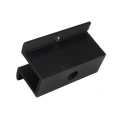 Morsetto centrale H25 L50 con perno di messa a terra Anodizzato PV-04-10 (1)