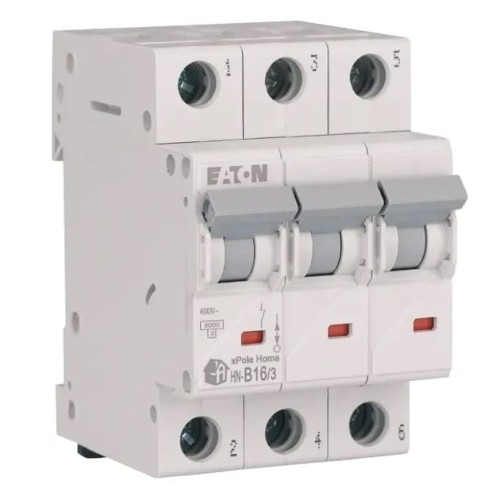 Interruttore di sovracorrente B 16A 3P 6kA HN-B16/3 xCasa del palo GPV-401-15