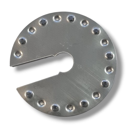 Rondella di messa a terra variante IV rotonda con foro Ø44mm PV-20-04