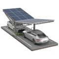 Parcheggio fotovoltaico per 2 Veicoli T Eco 11,4m x 3,3m Carport GPV-101-09